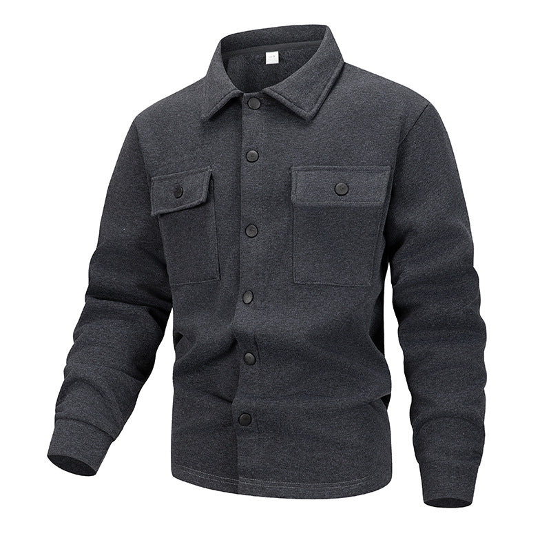 Men's leisure jacket with practical chest pockets and modern cut Lisslune