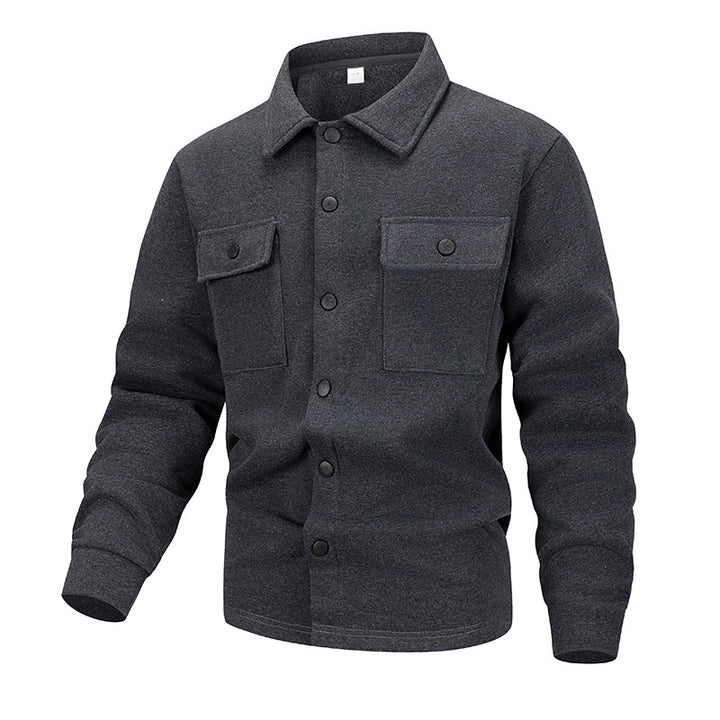 Men's leisure jacket with practical chest pockets and modern cut Lisslune