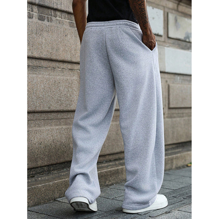 Women's casual loose-fit leisure pants with elastic waistband and practical pockets Lisslune