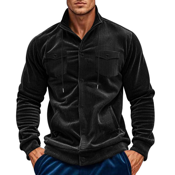 Men's cord jacket with practical chest pockets Lisslune