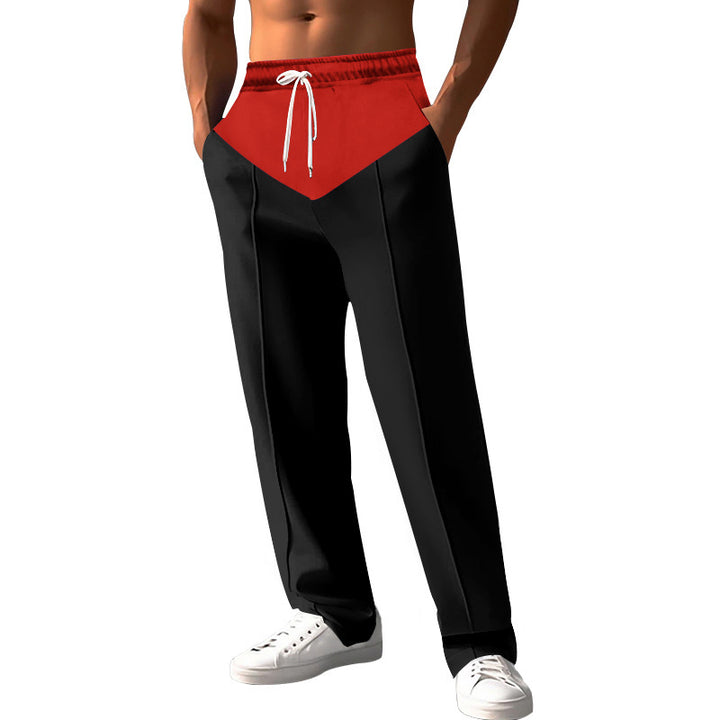 Men's stylish sweatpants with innovative cut and side pockets Lisslune