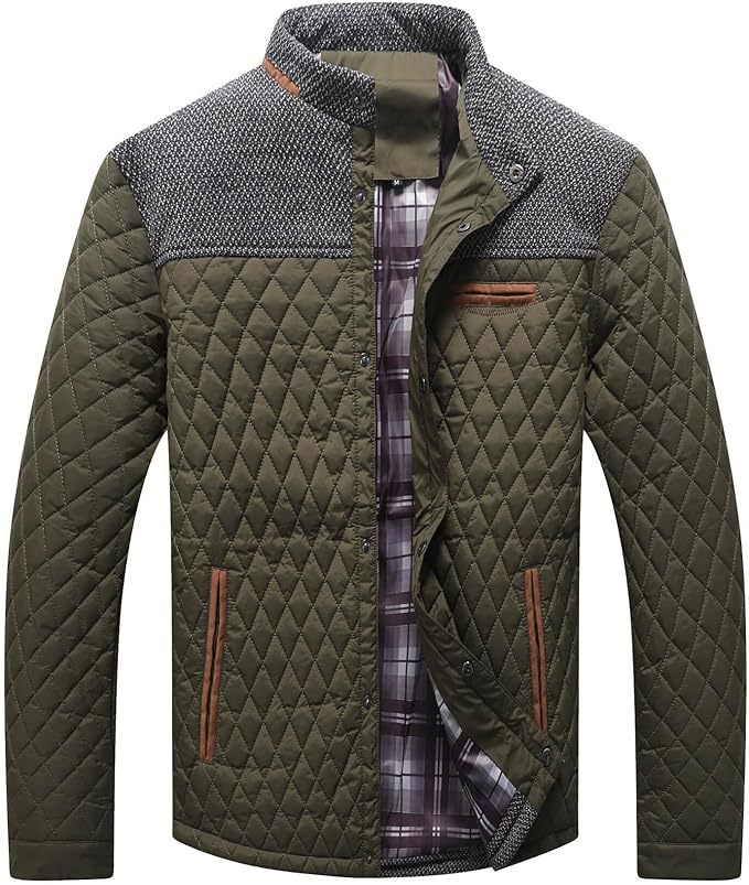 Men's Quilted Jacket Lisslune