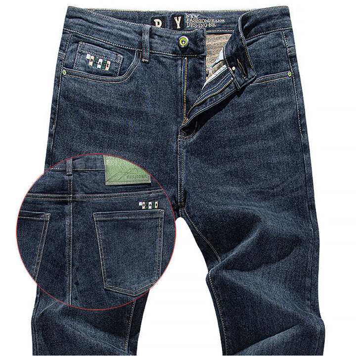 Men's cool Slim-Fit jeans with unique cut Lisslune