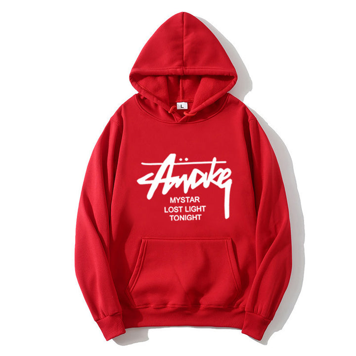 Ladies hoodie with modern lettering Lisslune