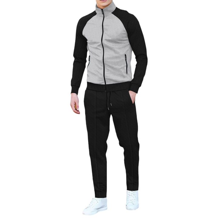 Men's sporty tracksuit with high collar Lisslune