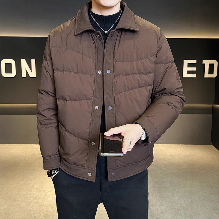 Men's Padded Quilted Jacket with Modern Cut Lisslune