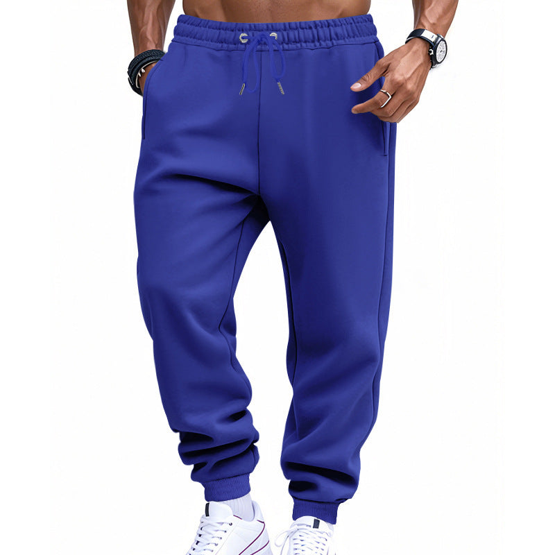 Men's sporty jogging pants with elastic waistband and side pockets Lisslune