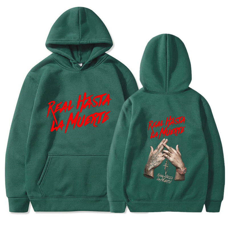 Women's hoodie with eye-catching lettering in urban style Lisslune