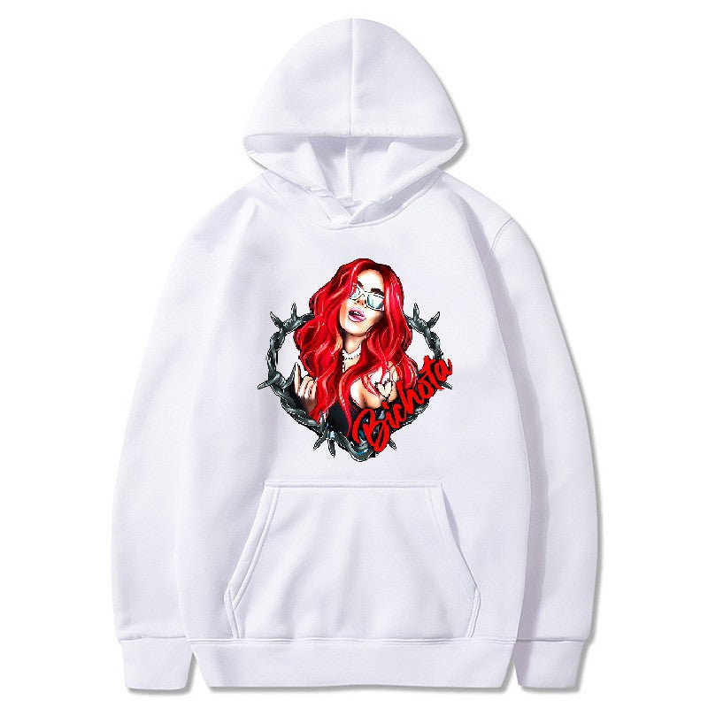 Women’s hoodie with artistic graphic print and cozy fit Lisslune
