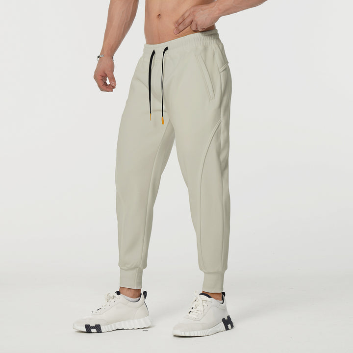 Men's sporty jogging pants with elastic waistband and side pockets Lisslune