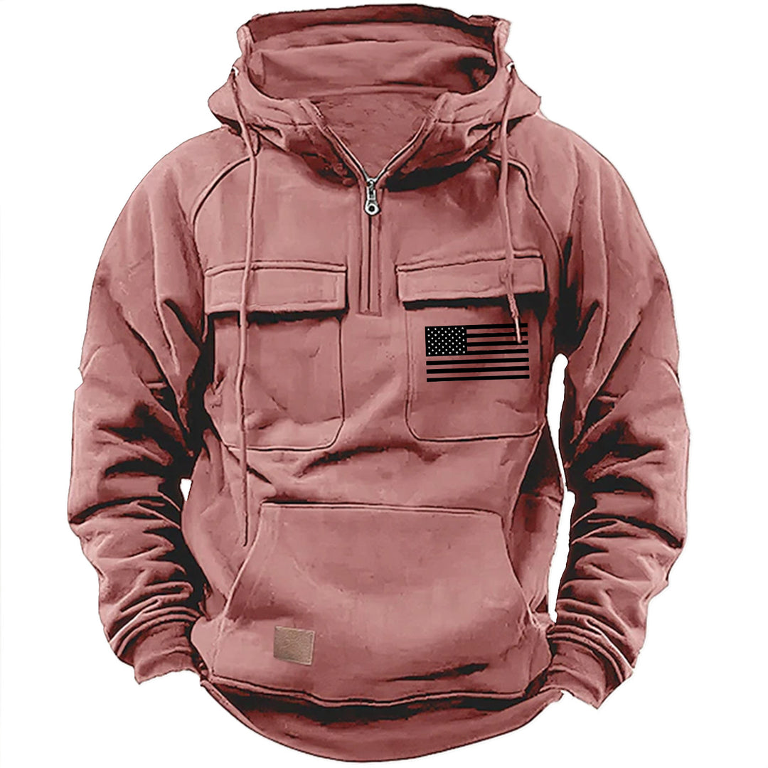 Men's practical hoodies with numerous pockets Lisslune