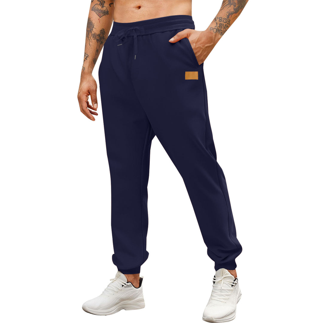 Men's sporty jogging pants with side zippered pockets and adjustable waistband Lisslune