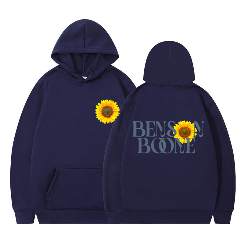Women's hoodie with unique sunflower design and comfortable fit Lisslune