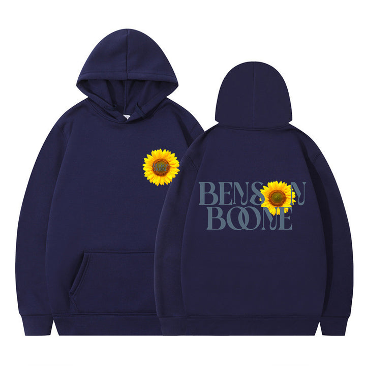 Women's hoodie with unique sunflower design and comfortable fit Lisslune