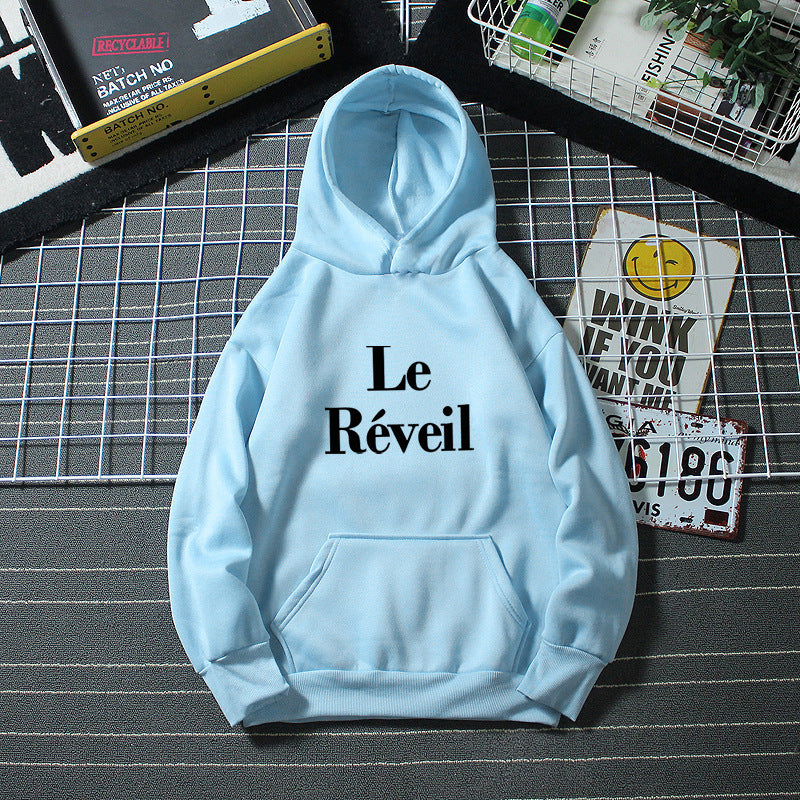 Ladies hoodie with stylish lettering Lisslune