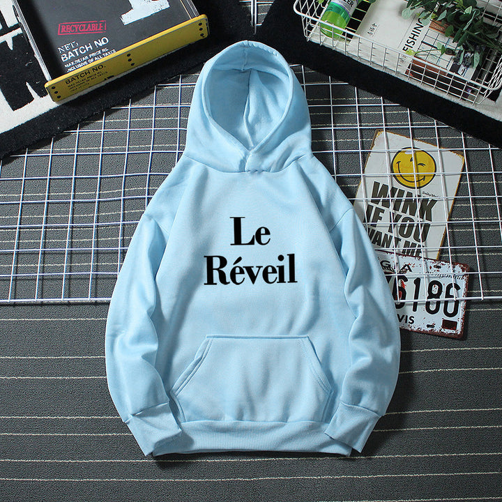 Ladies hoodie with stylish lettering Lisslune