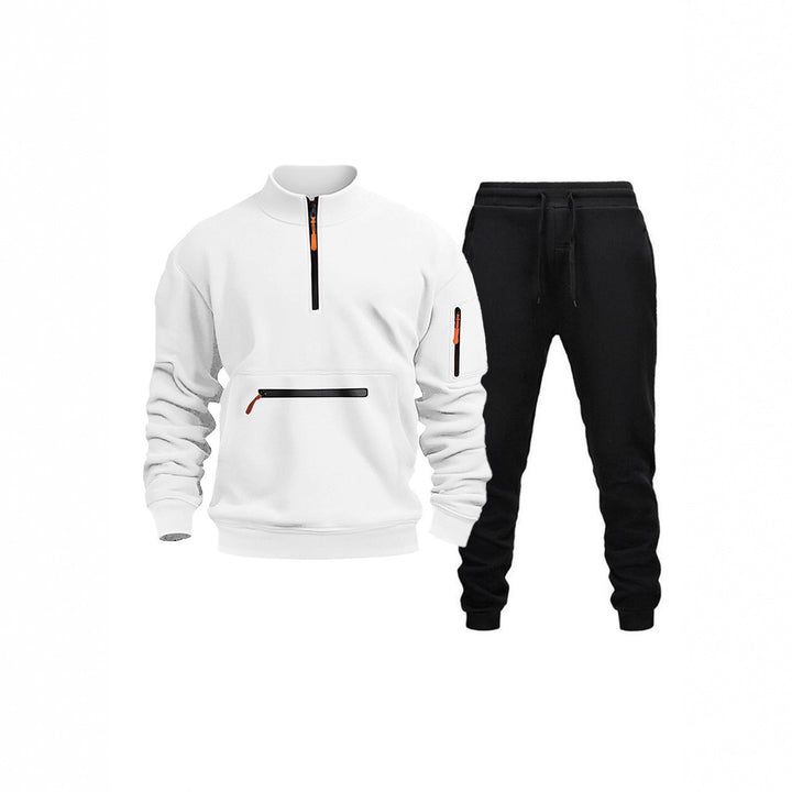 Men's Sports Sweatshirt and Jogging Pants Set Lisslune