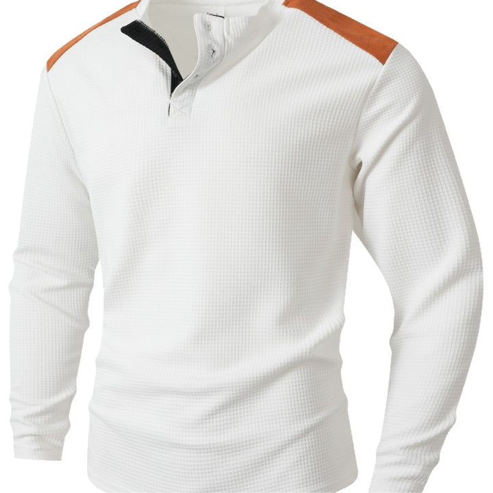 Men's Long Sleeve Shirt with Unique Structure Design Lisslune
