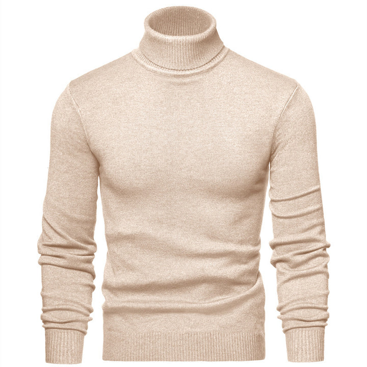 Men Timeless Turtleneck Sweater made of Soft Wool Lisslune