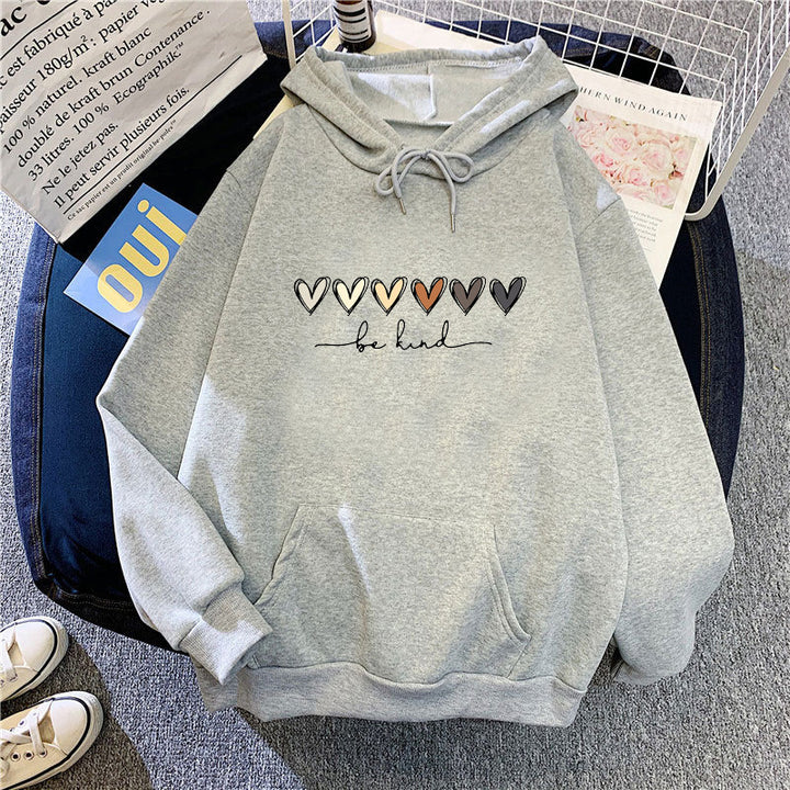Women's hoodie with creative heart design Lisslune