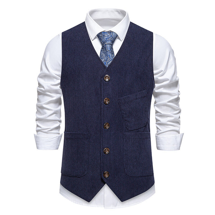 Men's elegant waistcoat in classic design Lisslune