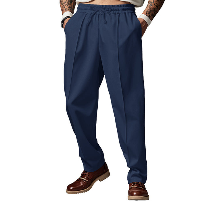 Men's Sporty Jogging Pants with Flexible Waistband and Side Pockets Lisslune