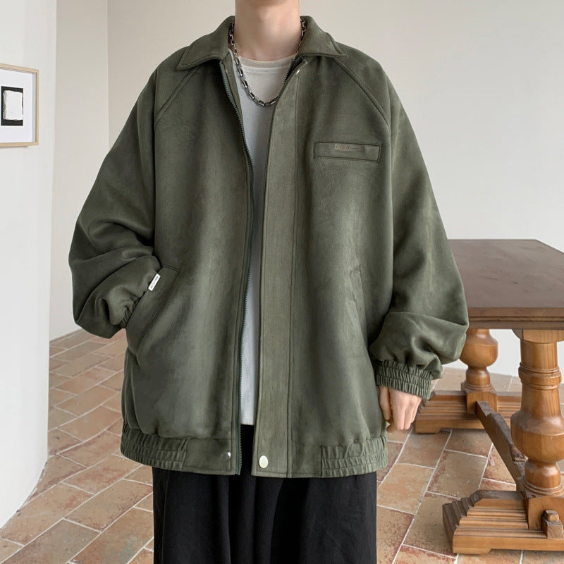 Men's Oversized Quilted Jacket with Practical Pockets Lisslune