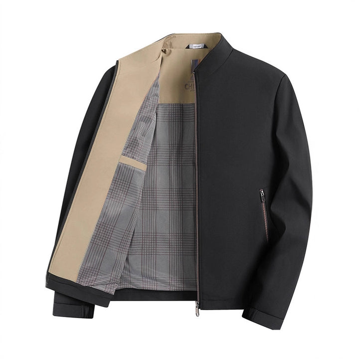 Men's elegant transitional jacket in minimalist design Lisslune