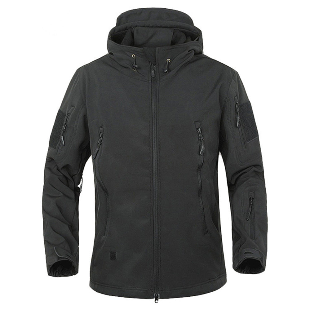 Men's multifunctional outdoor jacket with insulating fleece lining and practical zip pockets Lisslune