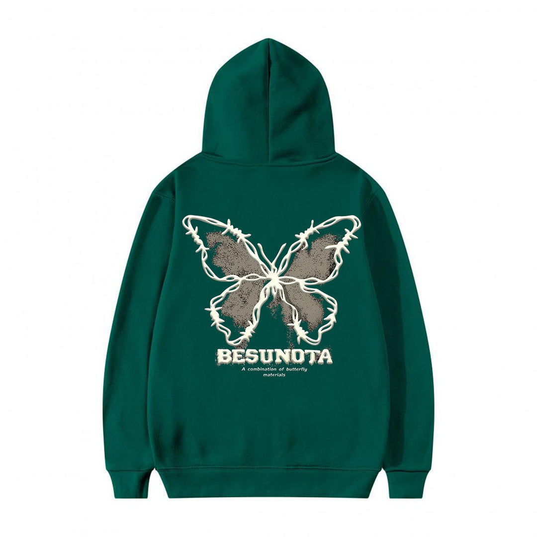 Women's hoodie with creative butterfly motif Lisslune