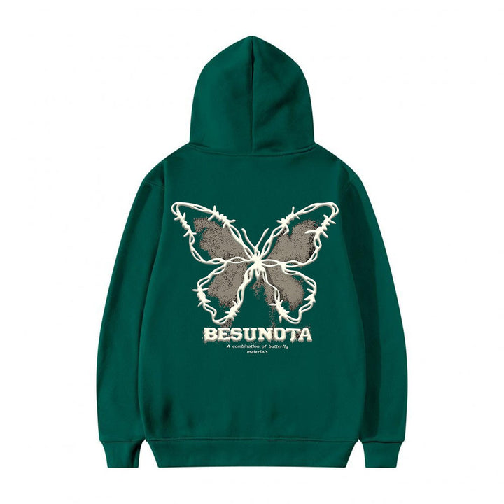Women's hoodie with creative butterfly motif Lisslune