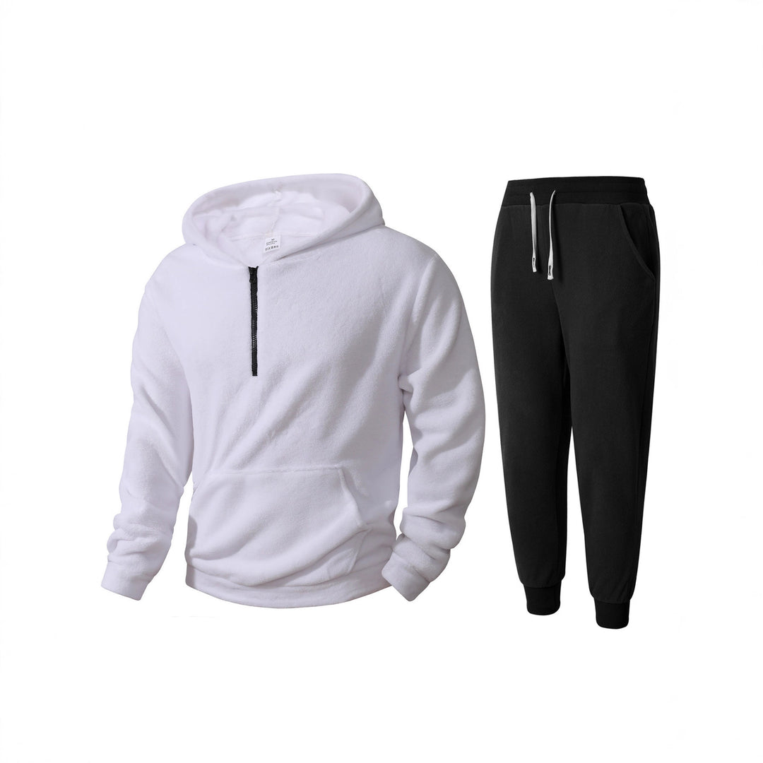 Men's Cozy Fleece Hoodie and Sweatpants Set Lisslune