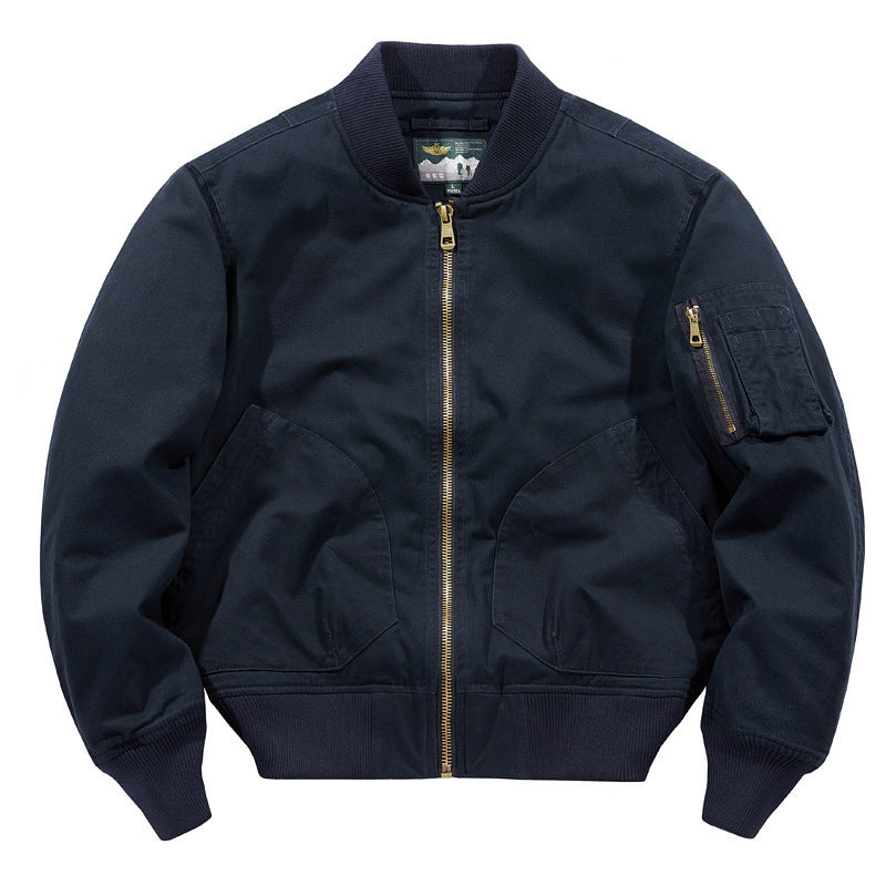 Men's Classic Bomber Jacket with Multiple Pockets Lisslune