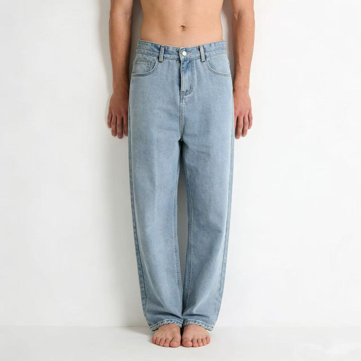 Herren lässige Vintage-Jeans Lisslune