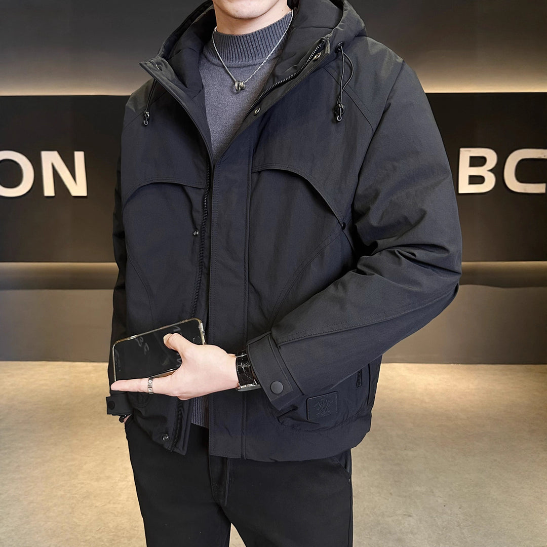 Men's Functional Winter Jacket with Adjustable Hood Lisslune