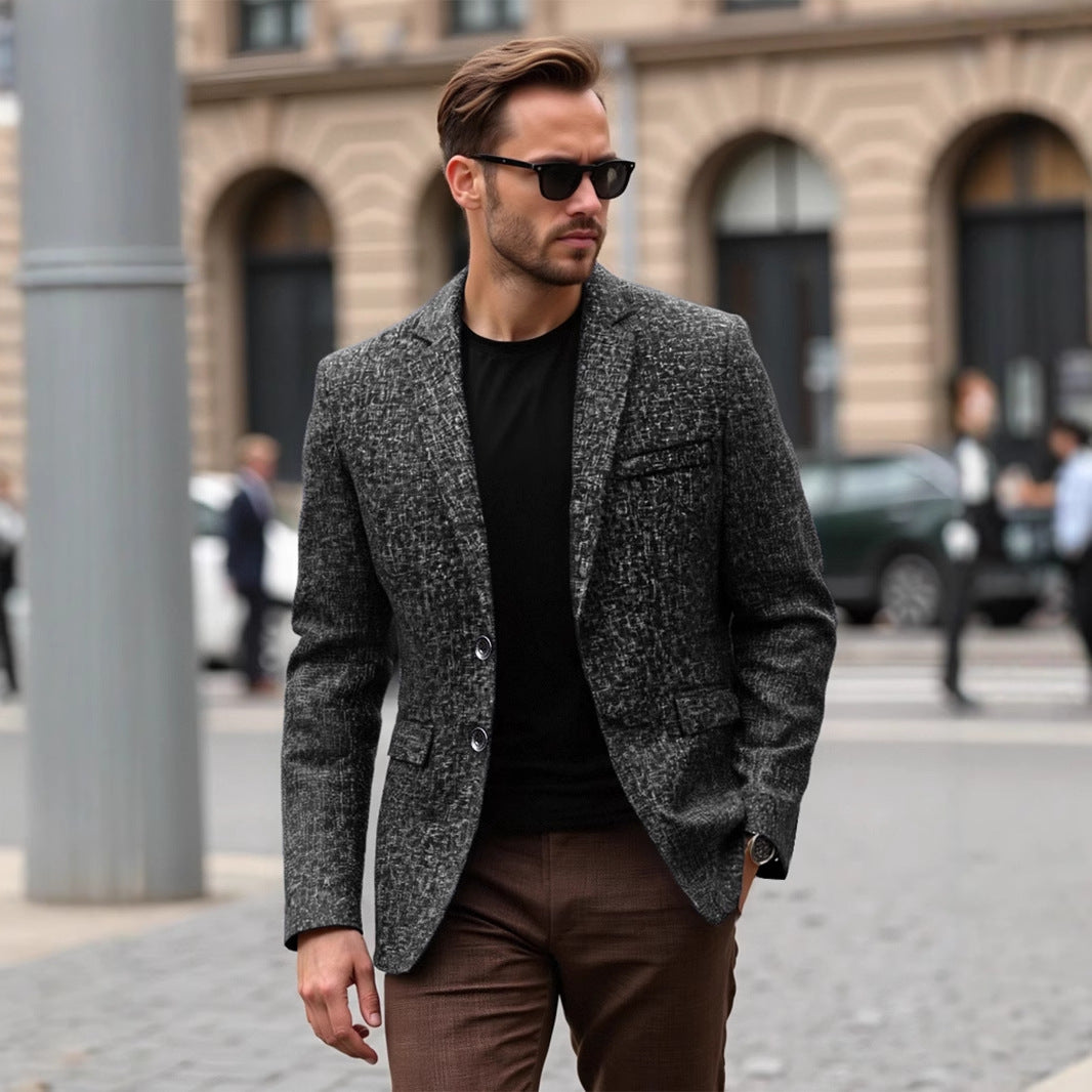 Men's structured casual blazer Lisslune
