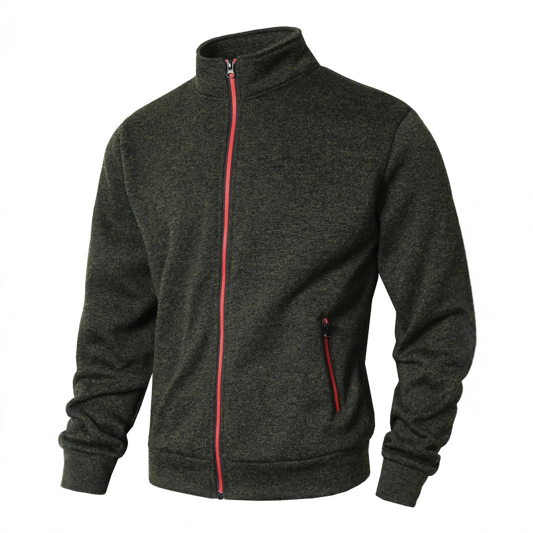 Men's sports jacket with modern zipper and high collar Lisslune