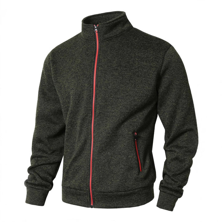Men's sports jacket with modern zipper and high collar Lisslune