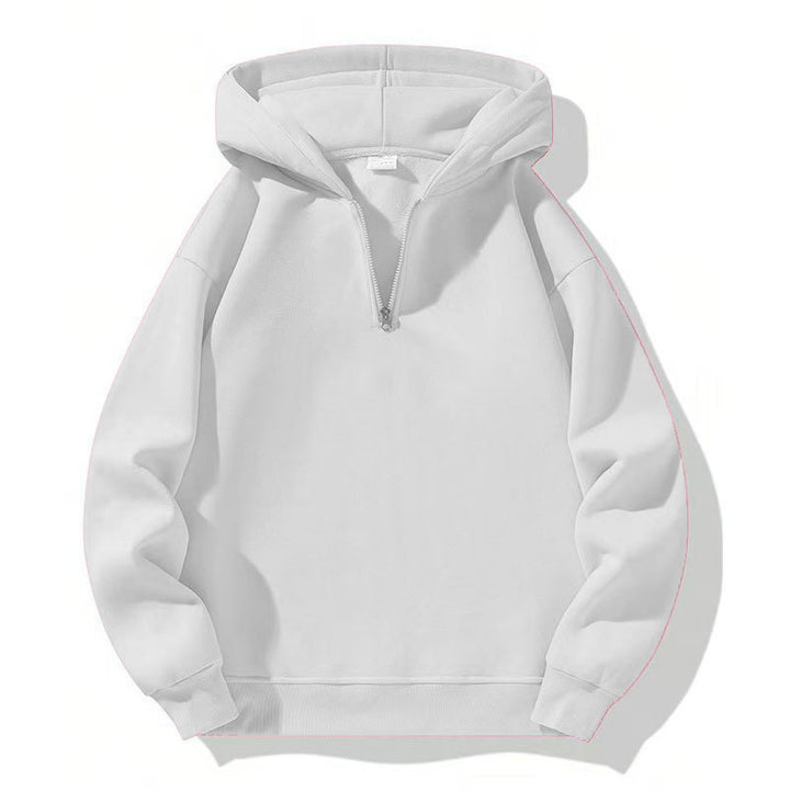 Men's sporty hoodie with half zipper Lisslune