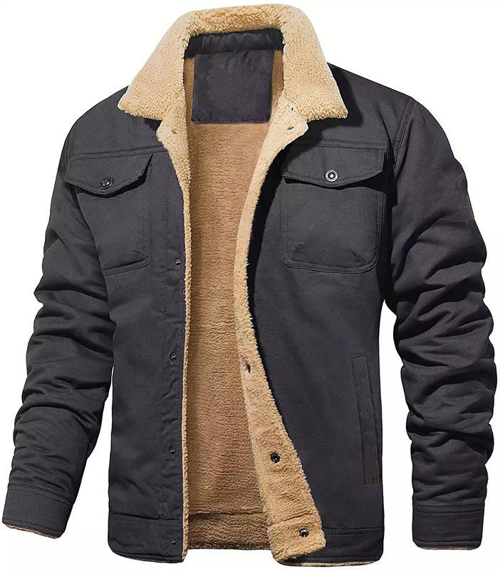 Men's jacket with reversible function and fleece lining Lisslune