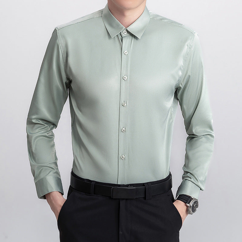 Men's Elegant Long Sleeve Shirt made of Breathable Material Lisslune
