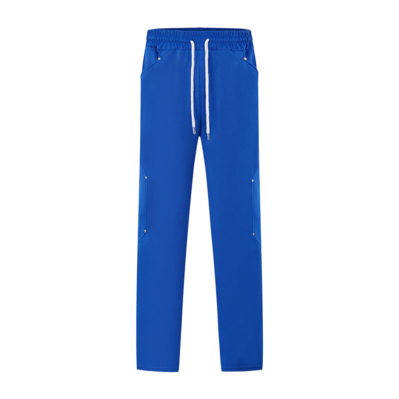 Men's sporty jogging pants with breathable mesh inserts and elastic waistband Lisslune