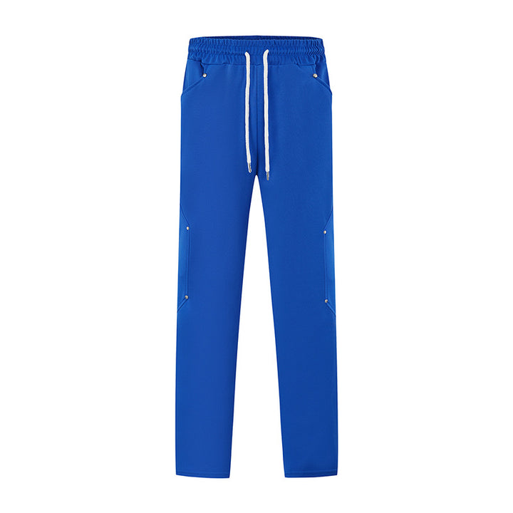 Men's sporty jogging pants with breathable mesh inserts and elastic waistband Lisslune