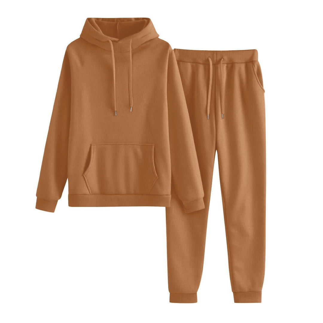 Women's hoodie and jogger set in a casual cut with practical pockets Lisslune