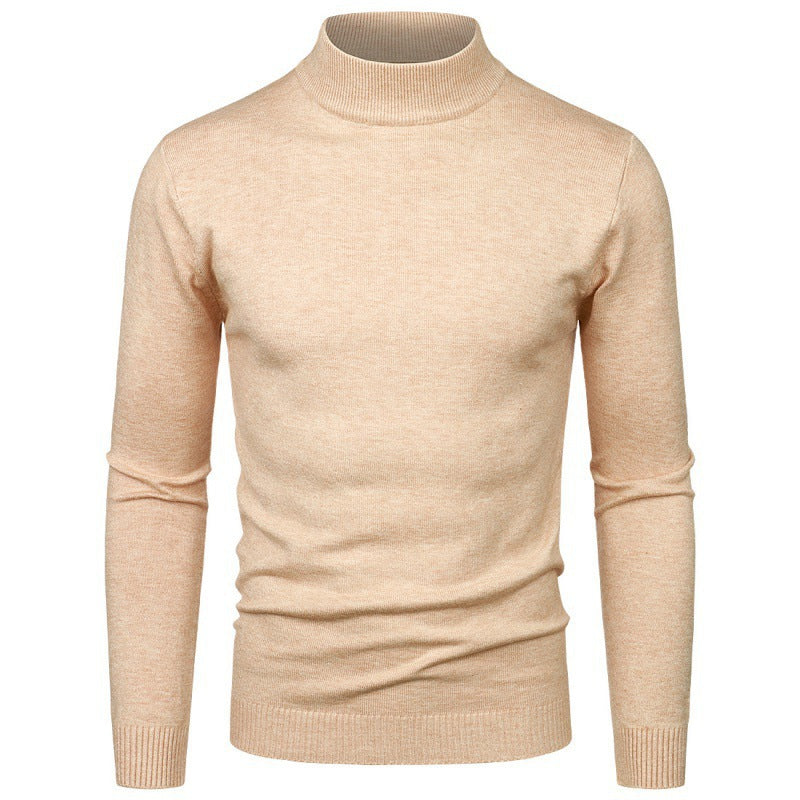 Men's elegant turtleneck sweater made of fine cotton blend Lisslune