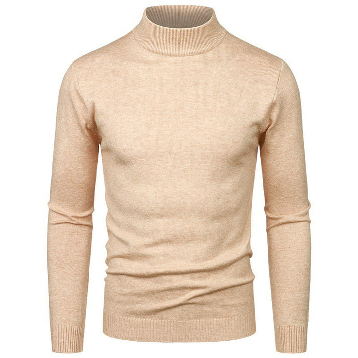 Men's elegant turtleneck sweater made of fine cotton blend Lisslune