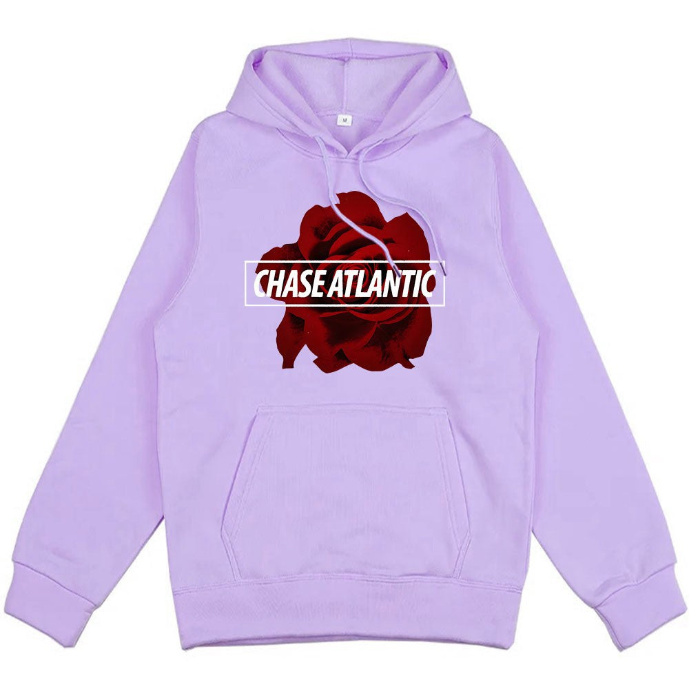 Women's hoodie with romantic rose design Lisslune