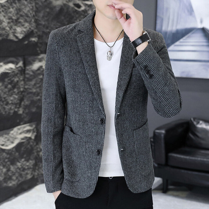 Men's fashionable knitted blazer jacket Lisslune