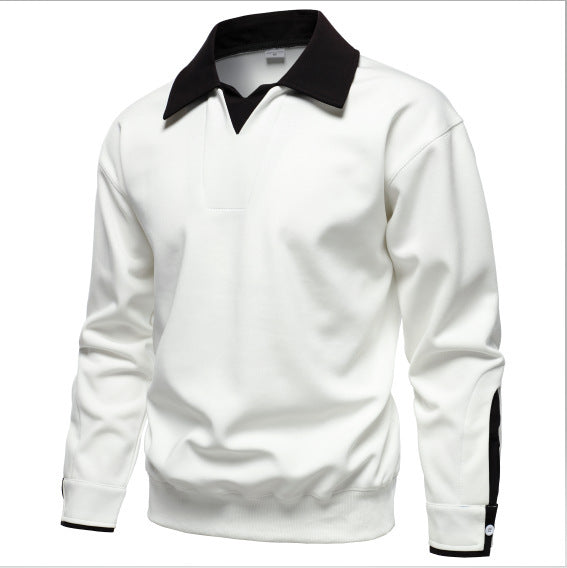 Men's sporty sweater with modern collar and optimal comfort Lisslune