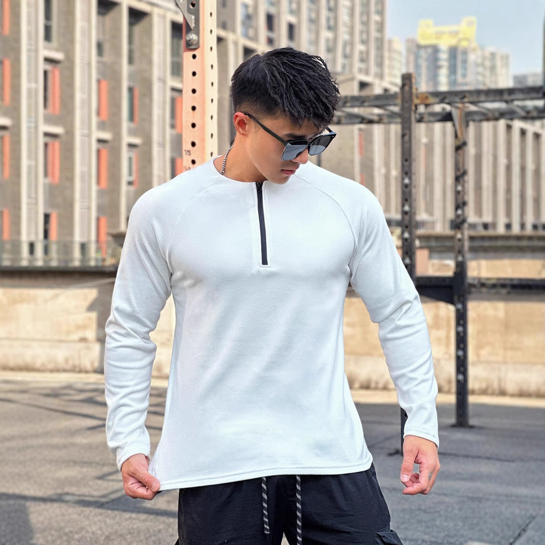 Men's functional shirt with innovative zipper and breathable structure Lisslune